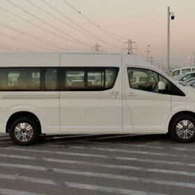 White Toyota Hiace High Roof GL 2022 2.8D | Monstro Hard