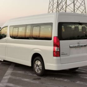 White Toyota Hiace High Roof GL 2022 2.8D | Monstro Hard